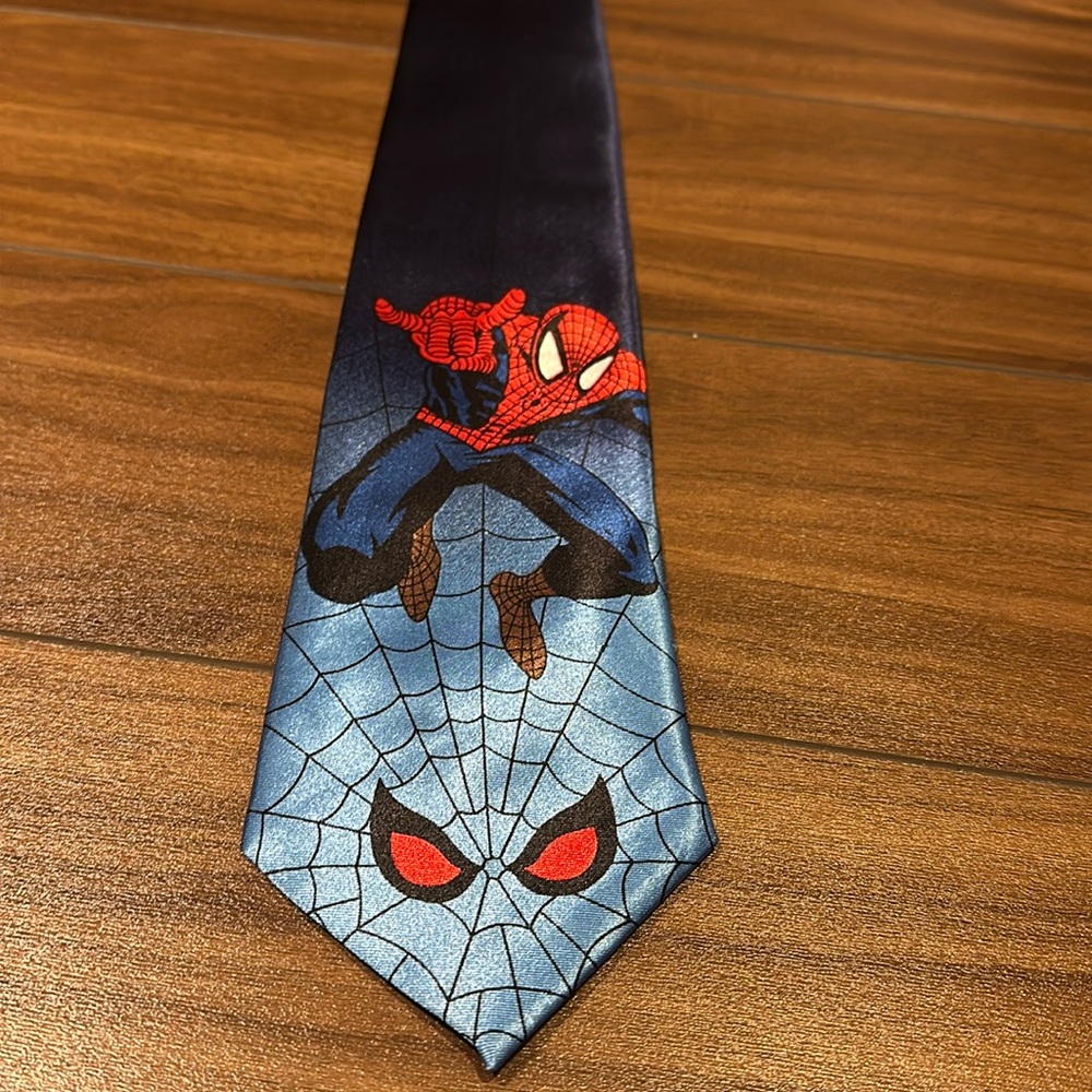 Spider-Man necktie.
